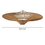 Wickham Reach Rattan Chandelier — gallery image 18
