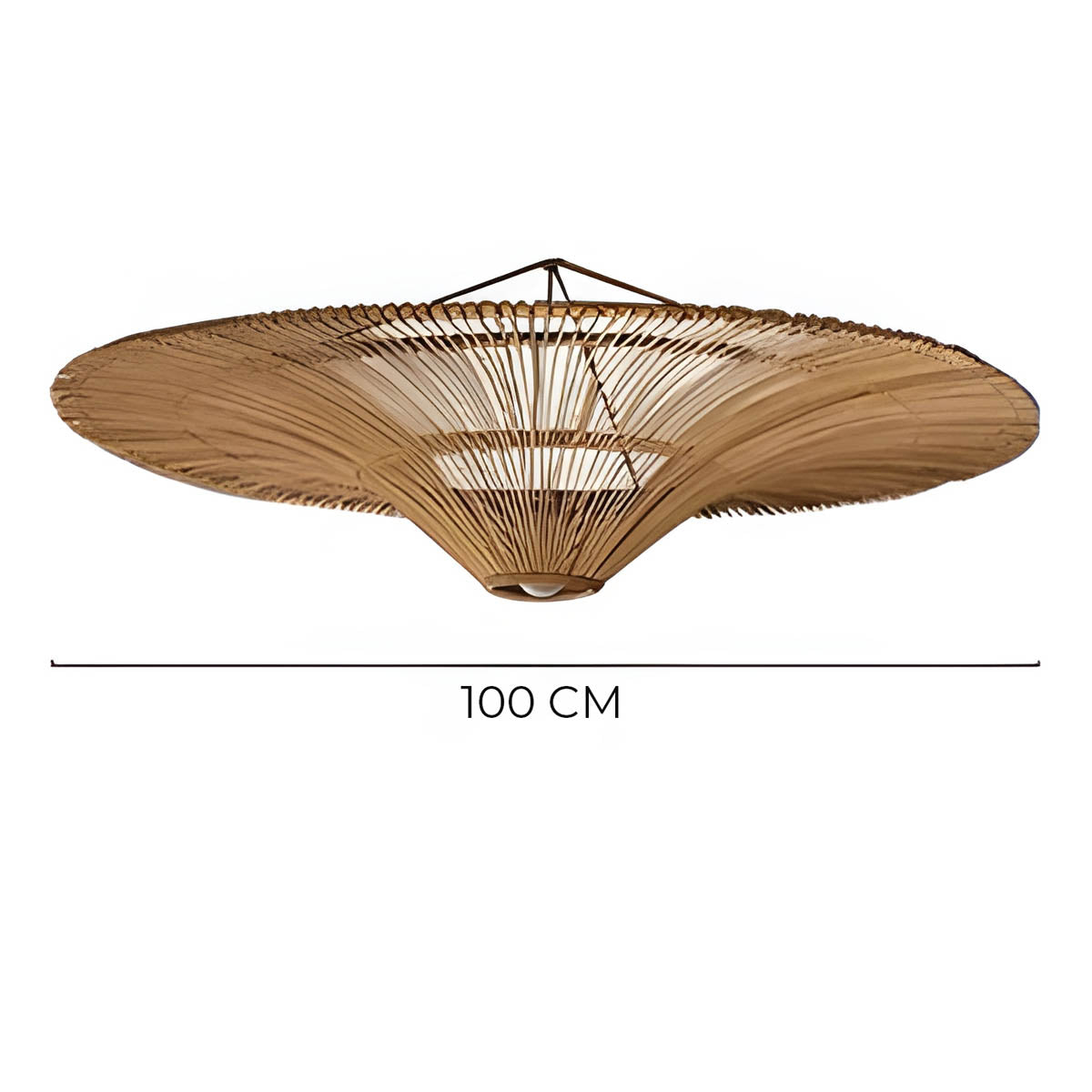 Wickham Reach Rattan Chandelier — gallery image 18