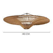 Wickham Reach Rattan Chandelier — gallery image 14