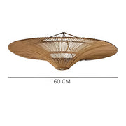 Wickham Reach Rattan Chandelier — gallery image 12