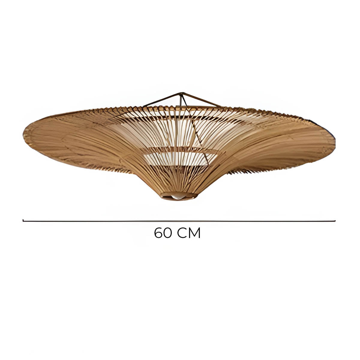Wickham Reach Rattan Chandelier — gallery image 12