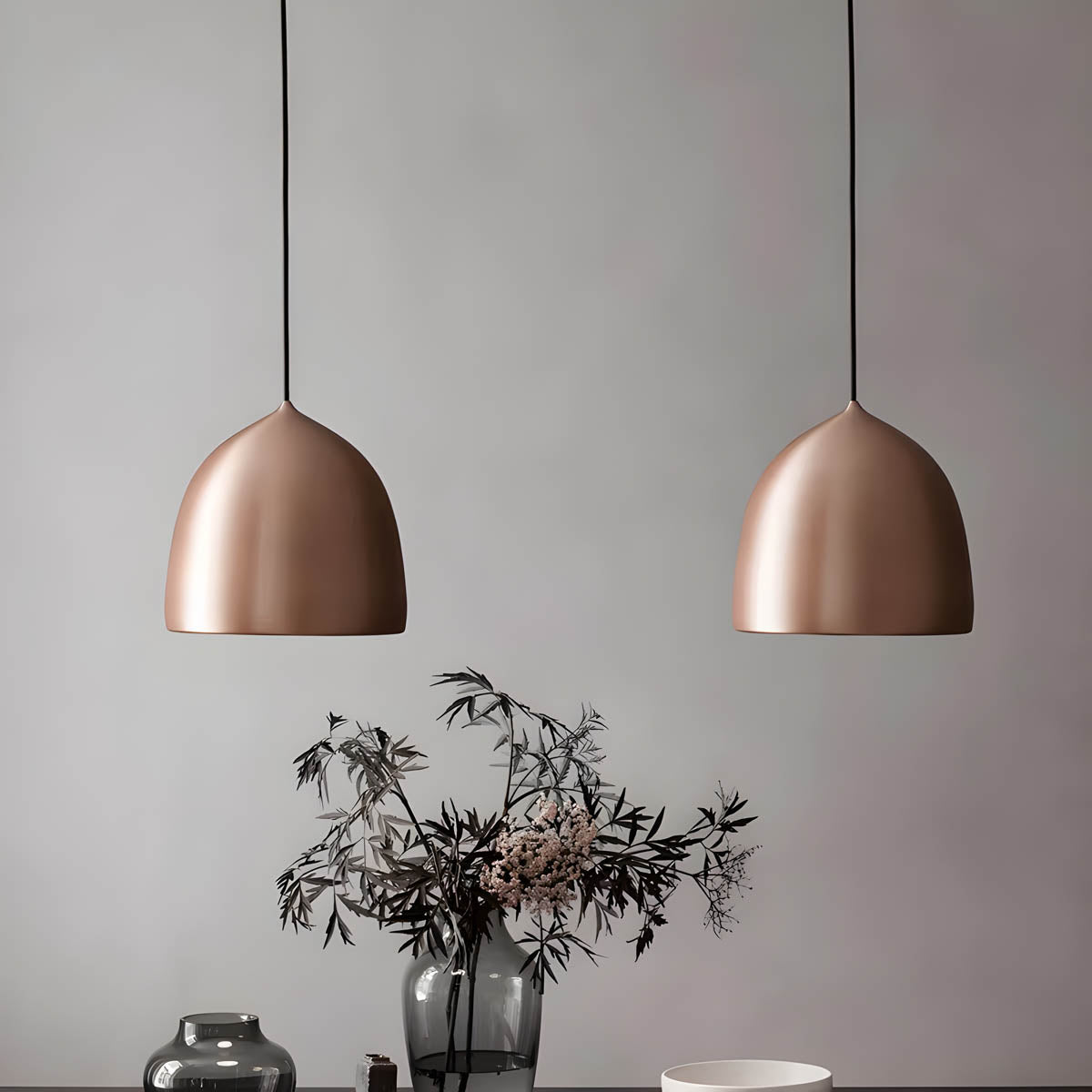 Willoughby Reach Metal Dome Pendant Light — gallery image 5
