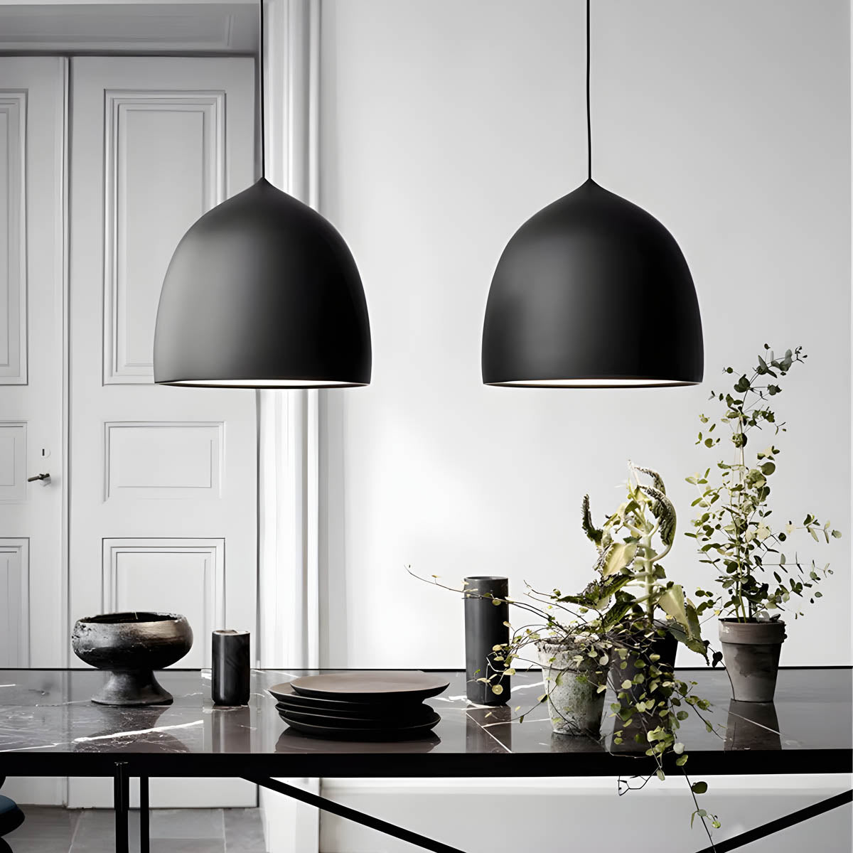 Willoughby Reach Metal Dome Pendant Light — gallery image 4