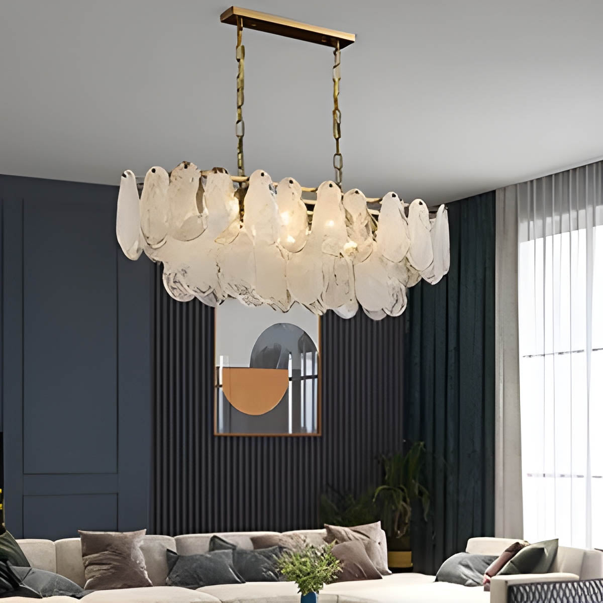 Foxglove Reach Glass Chandelier — gallery image 18