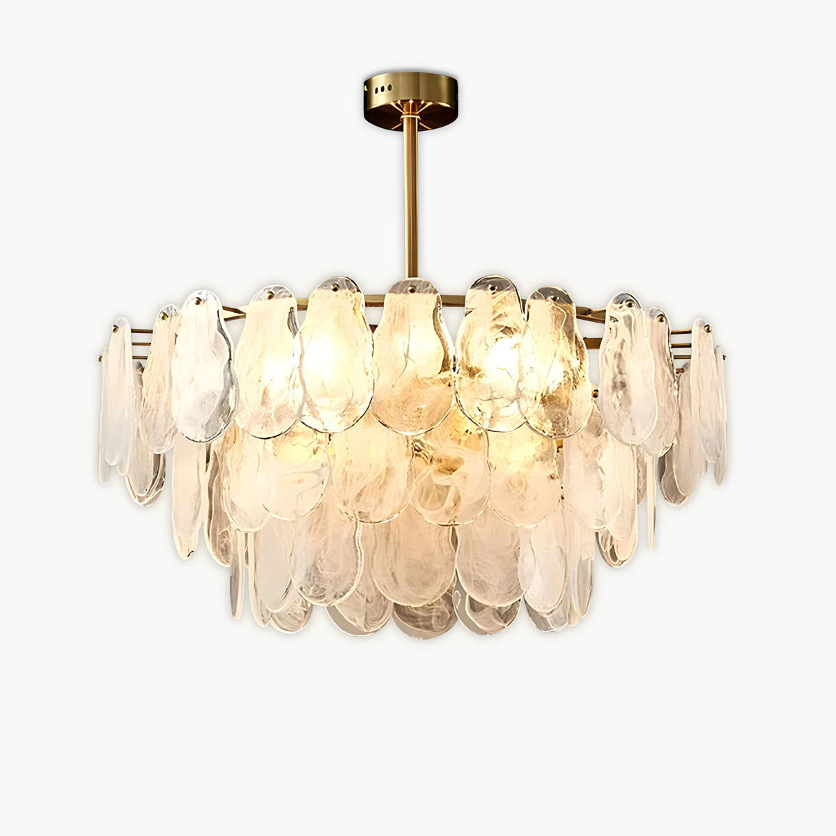 Foxglove Reach Glass Chandelier — gallery image 1