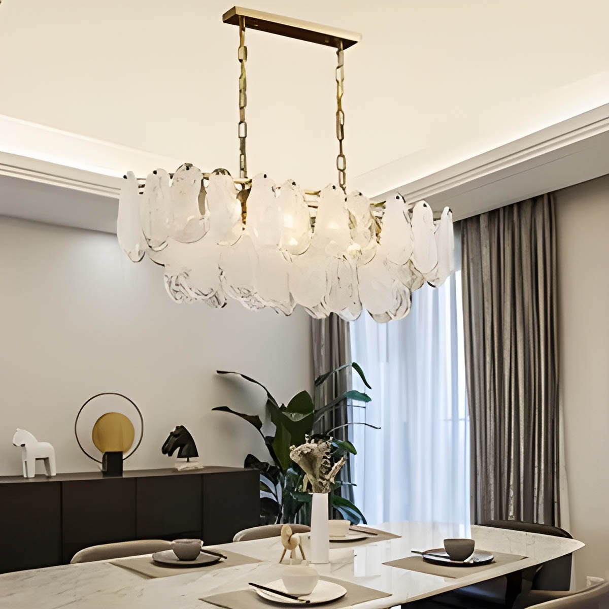 Foxglove Reach Glass Chandelier — gallery image 6