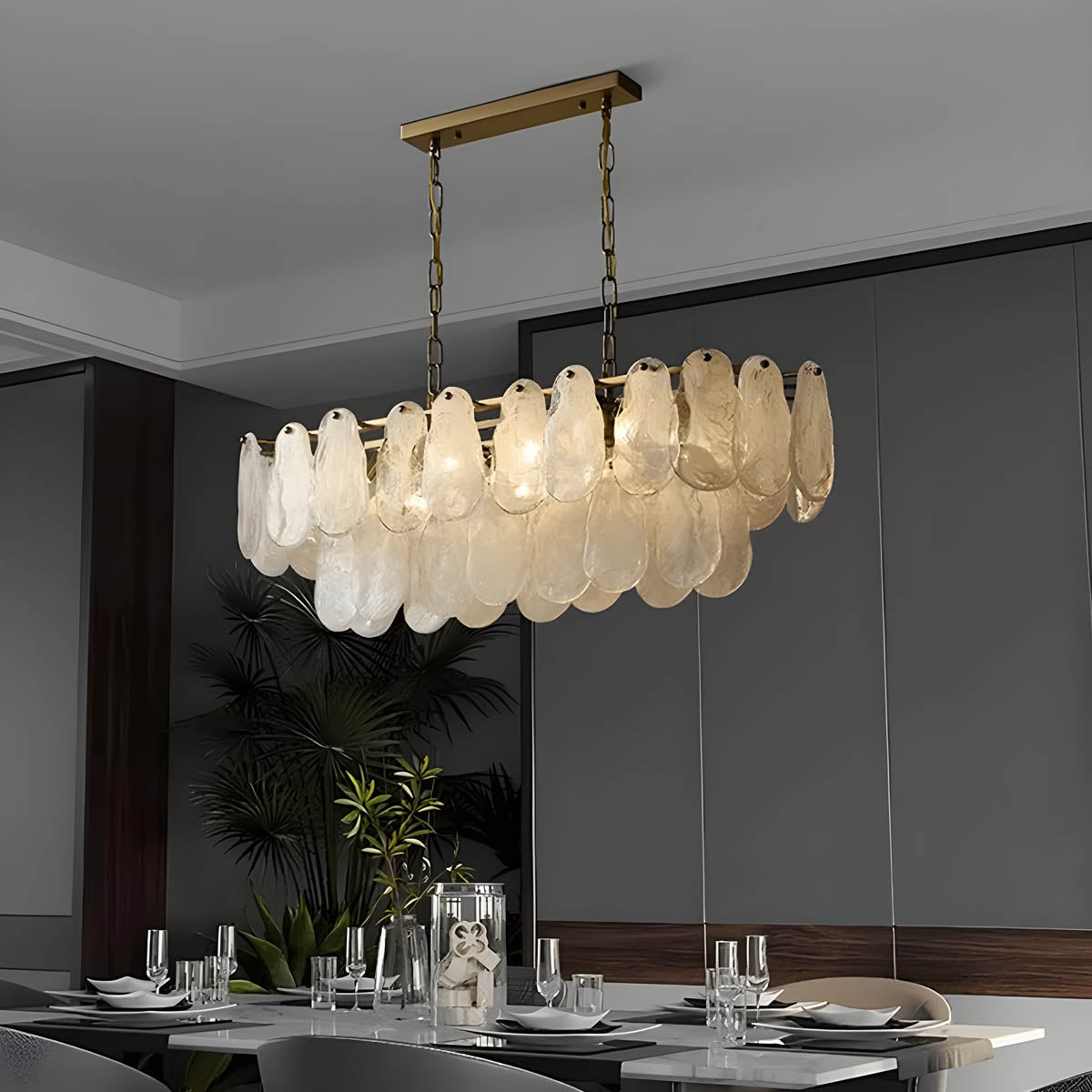 Foxglove Reach Glass Chandelier — gallery image 5