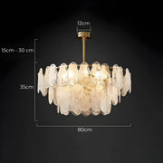 Foxglove Reach Glass Chandelier — gallery image 22