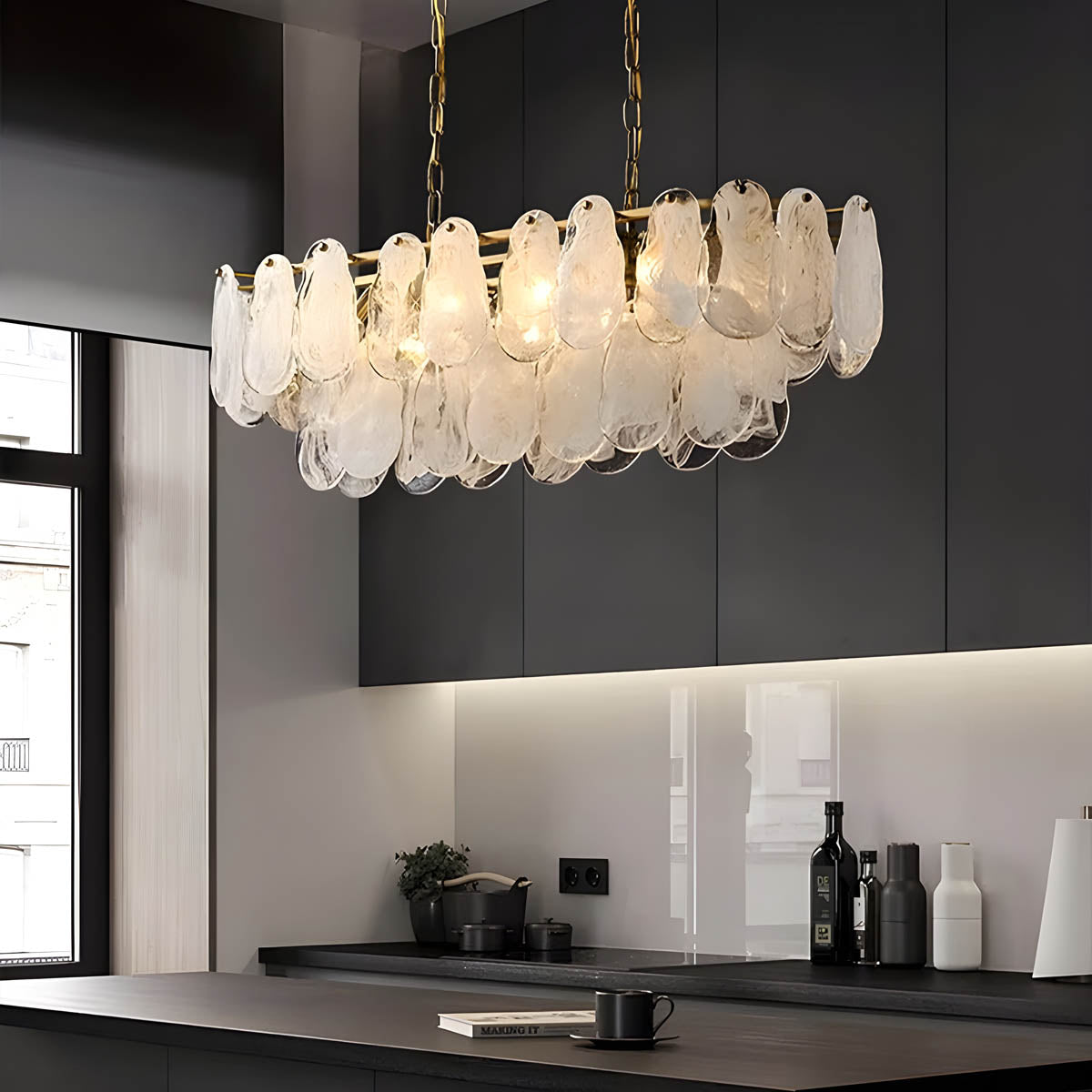 Foxglove Reach Glass Chandelier — gallery image 9