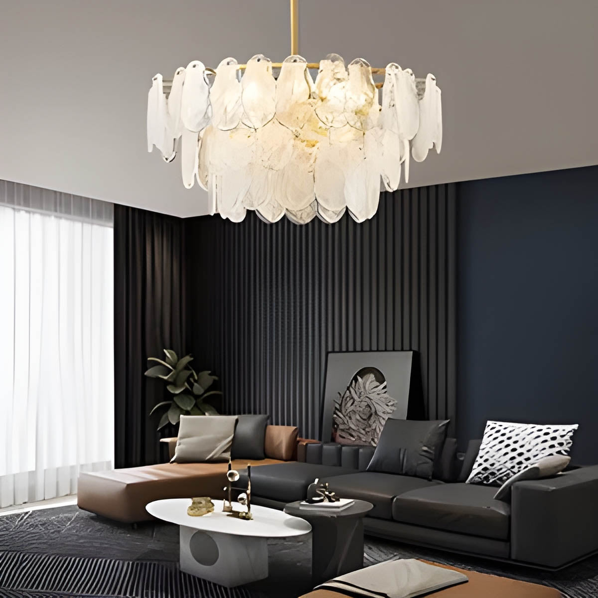 Foxglove Reach Glass Chandelier — gallery image 8