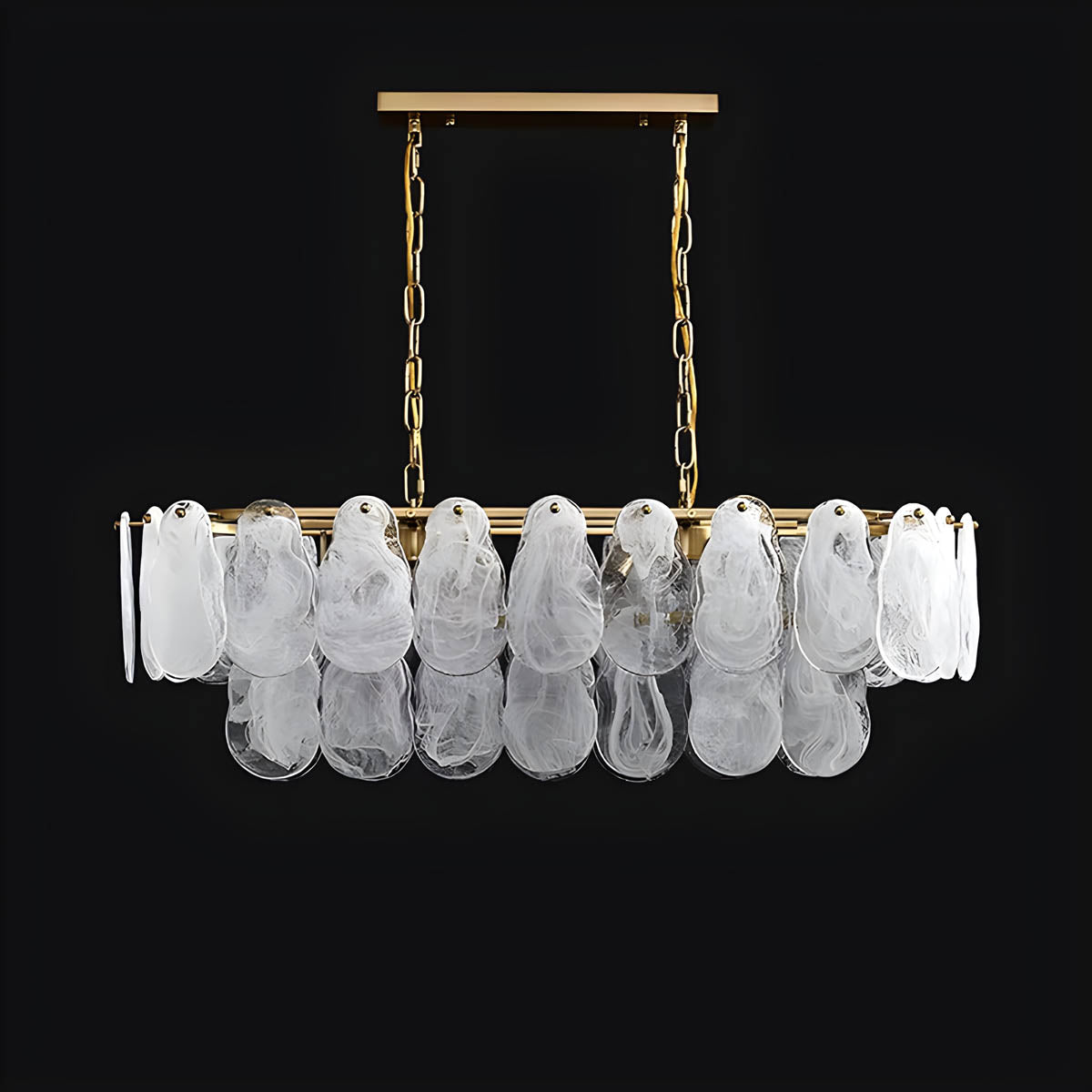 Foxglove Reach Glass Chandelier — gallery image 15