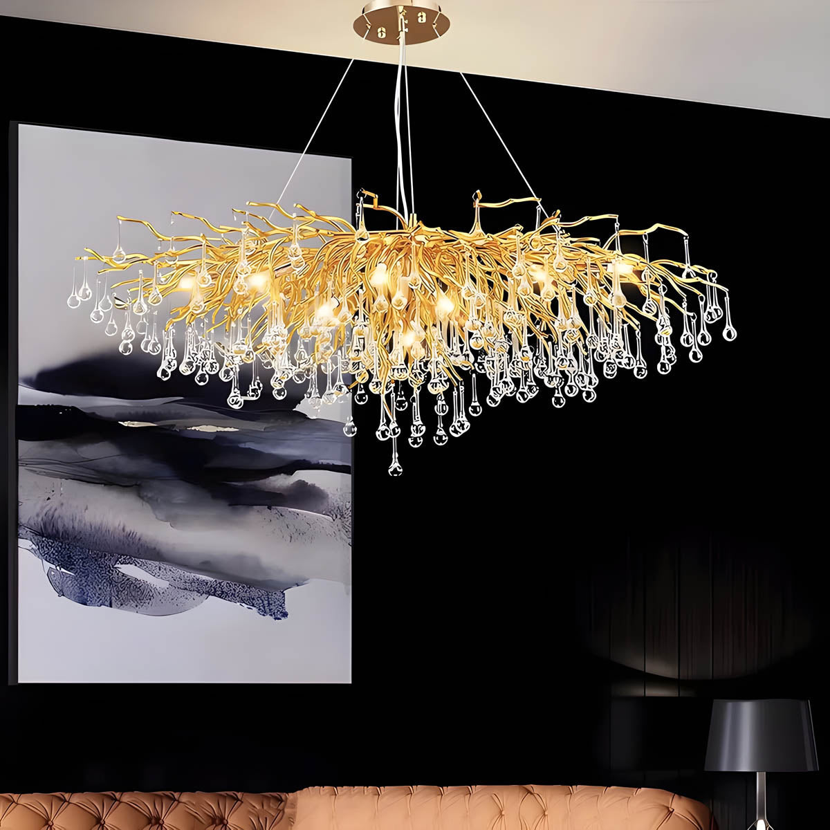 Blackthorn Reach Crystal Chandelier — gallery image 3