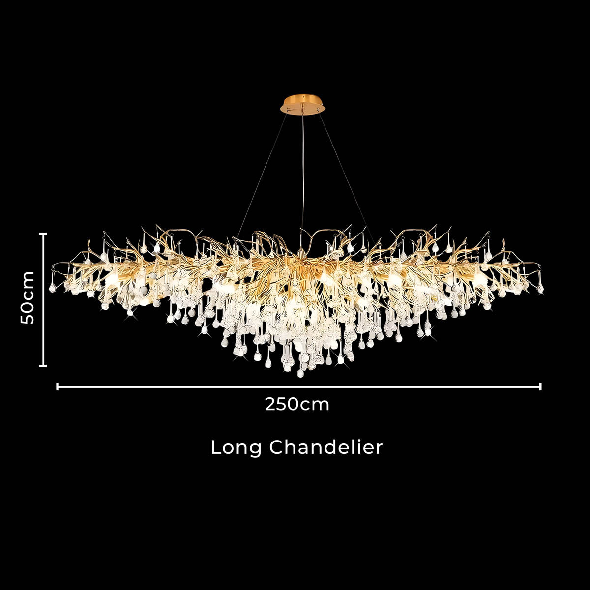 Blackthorn Reach Crystal Chandelier — gallery image 30