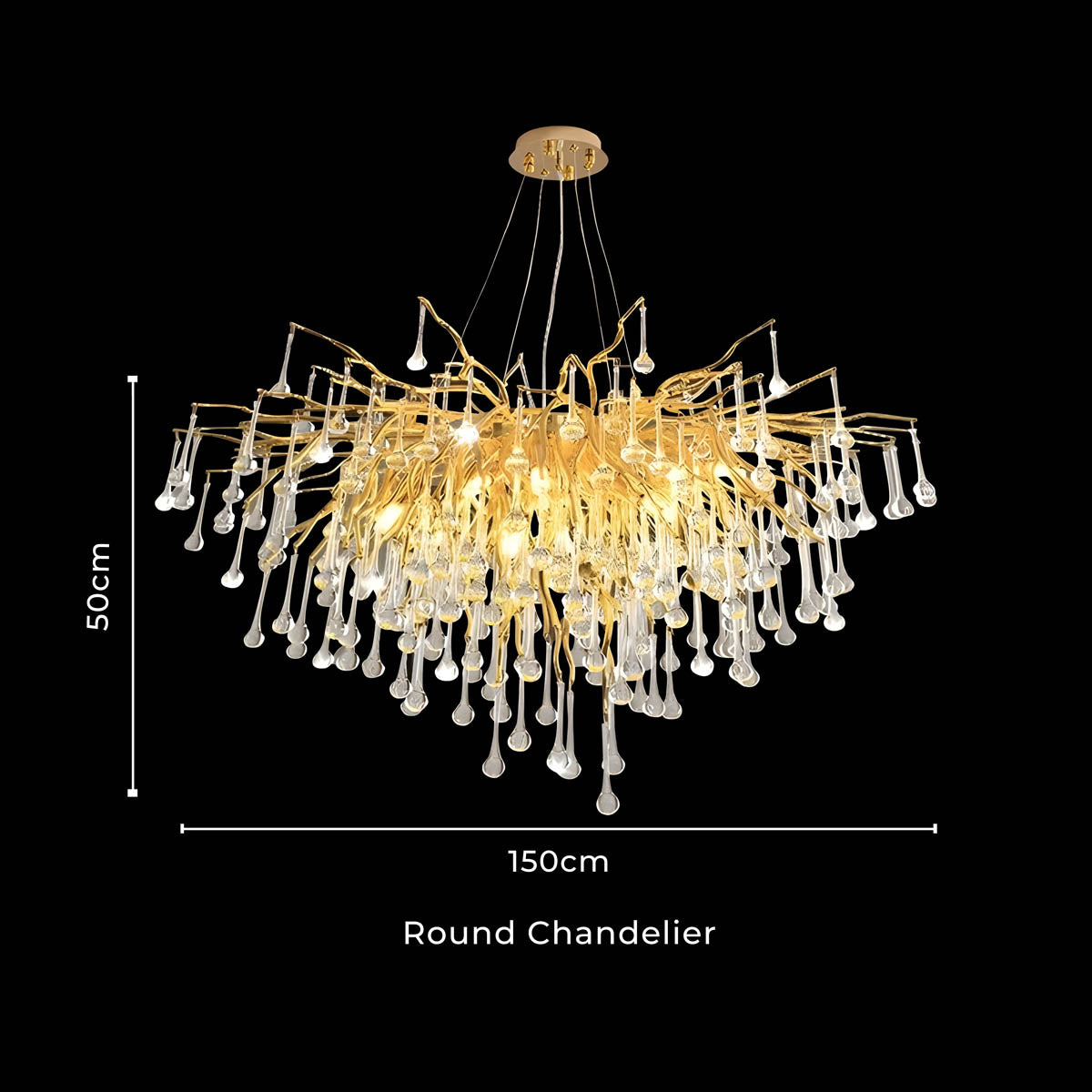 Blackthorn Reach Crystal Chandelier — gallery image 33
