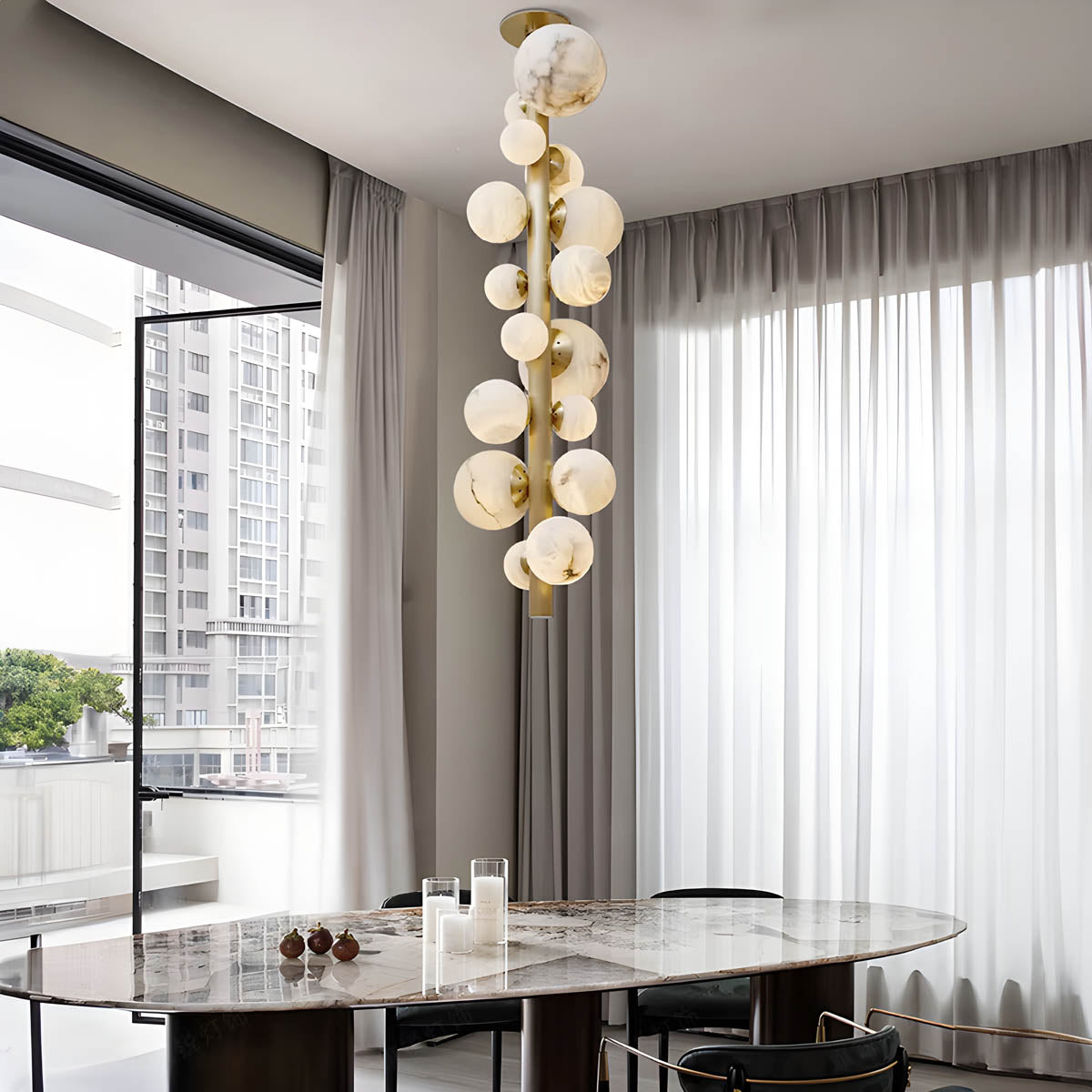 Larchwood Reach Marble Chandelier — gallery image 3