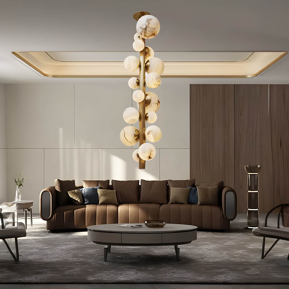 Larchwood Reach Marble Chandelier — gallery image 2
