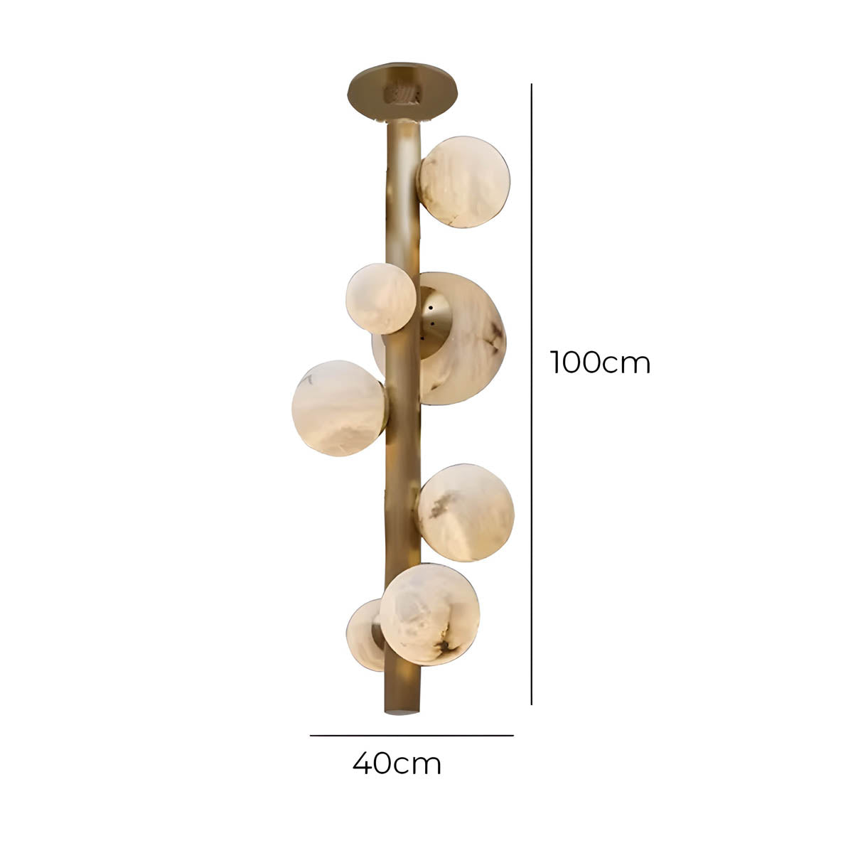 Larchwood Reach Marble Chandelier — gallery image 13