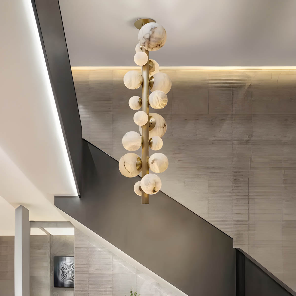 Larchwood Reach Marble Chandelier — gallery image 7