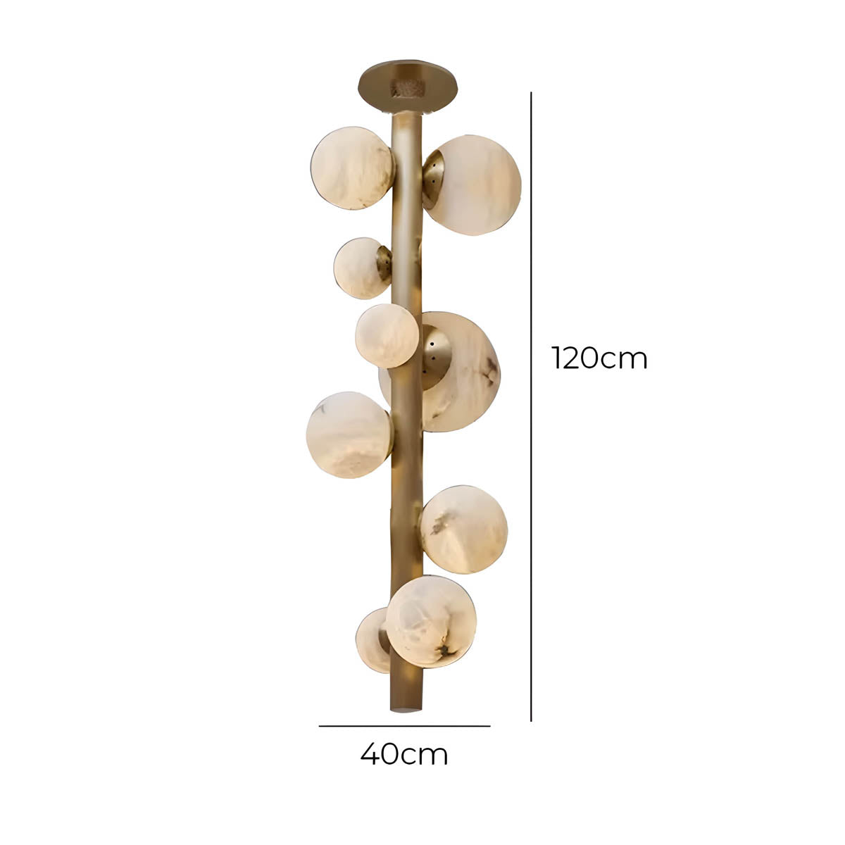Larchwood Reach Marble Chandelier — gallery image 14