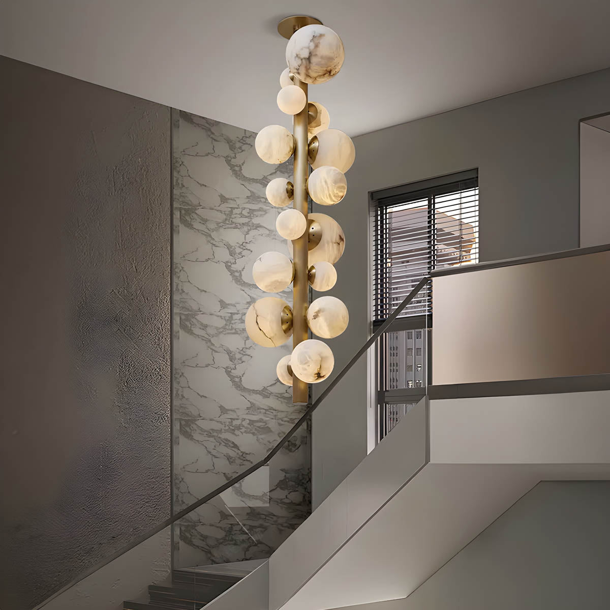 Larchwood Reach Marble Chandelier — gallery image 6