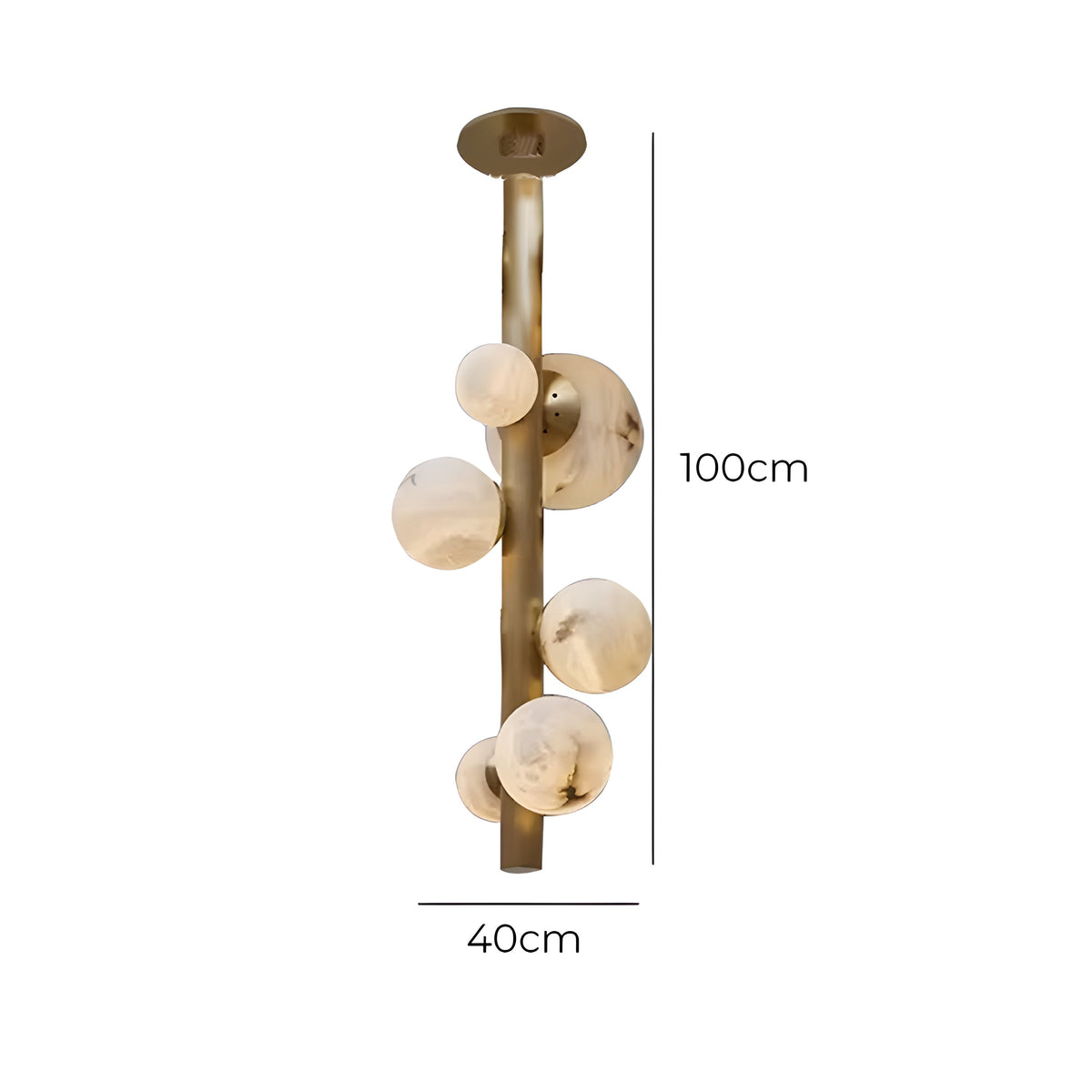 Larchwood Reach Marble Chandelier — gallery image 16