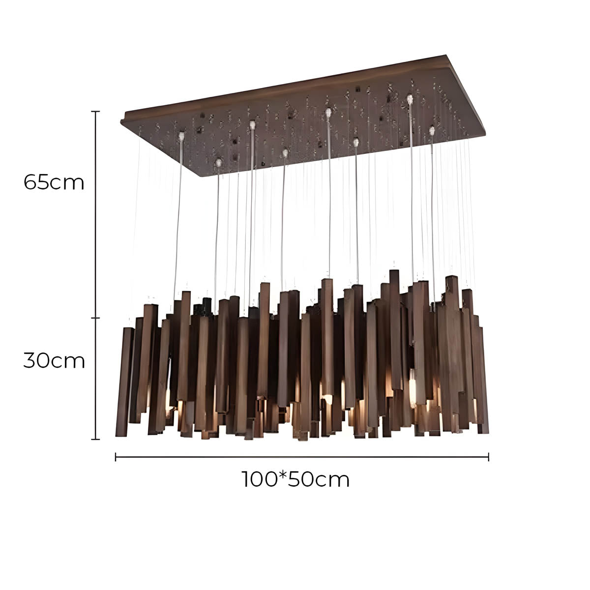 Mapledale Reach Wood Chandelier — gallery image 19