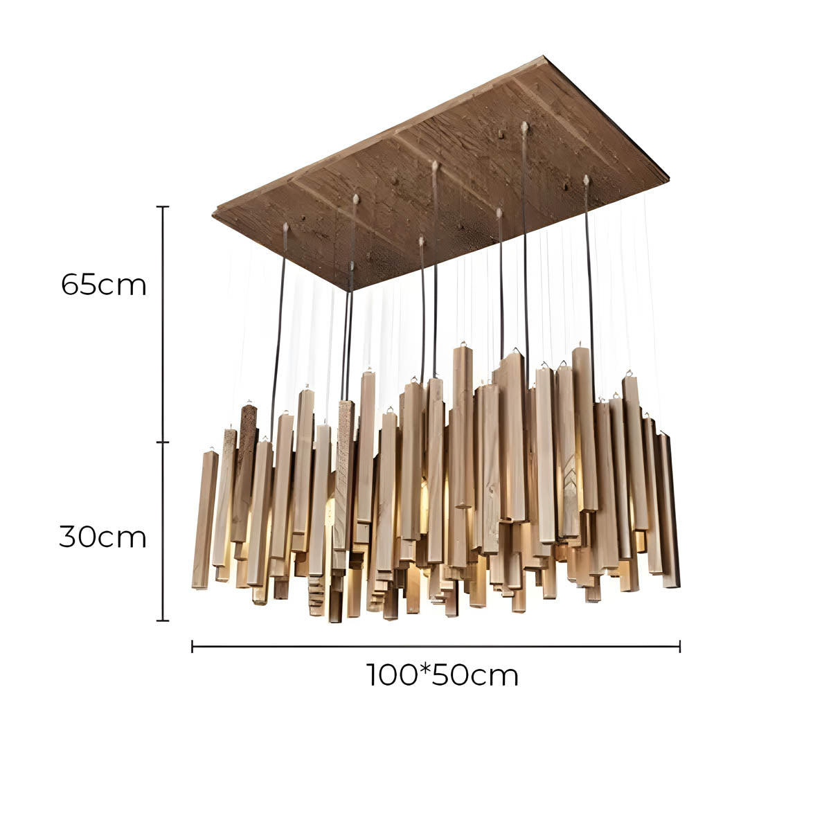 Mapledale Reach Wood Chandelier — gallery image 18