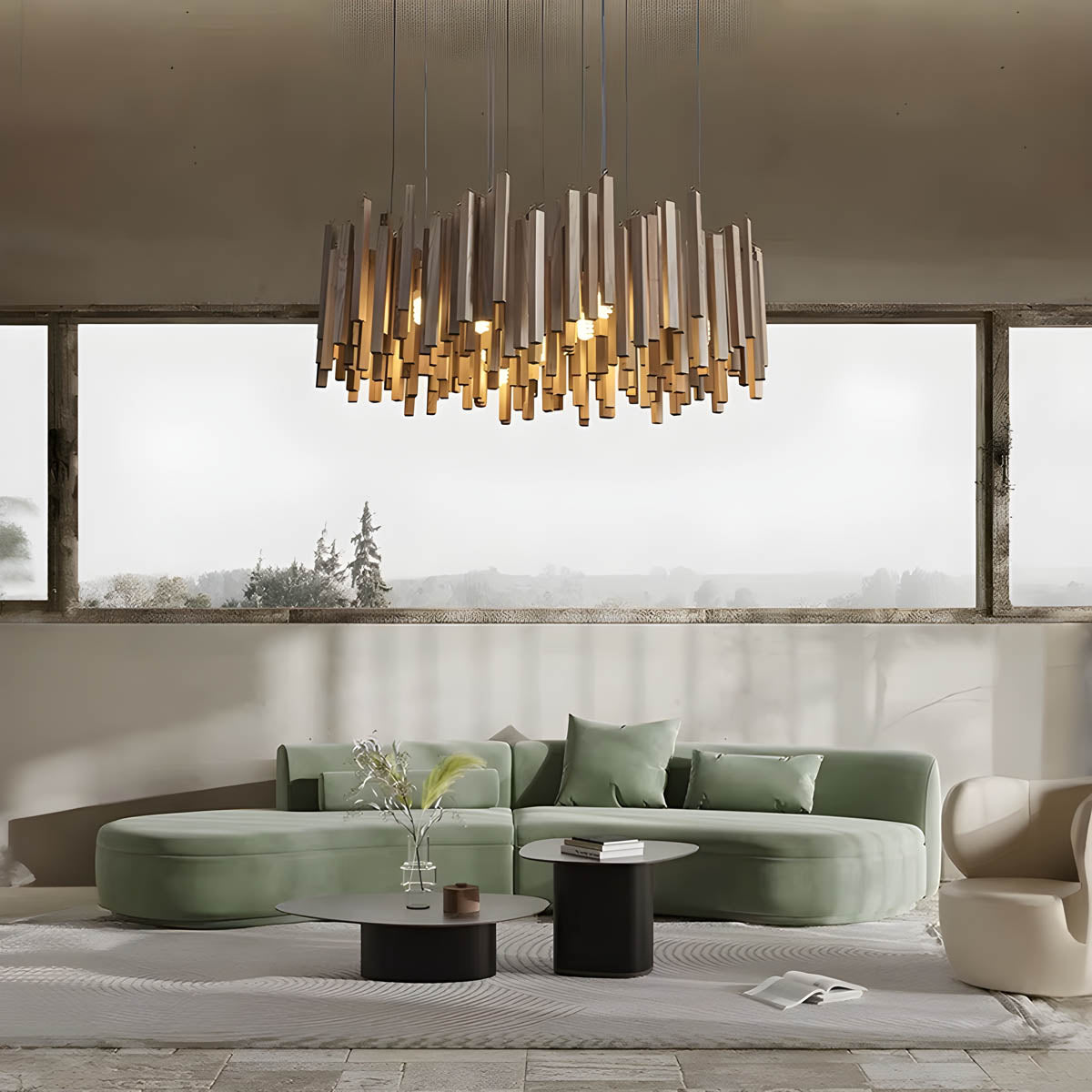 Mapledale Reach Wood Chandelier — gallery image 5