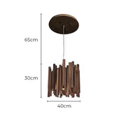 Mapledale Reach Wood Chandelier — gallery image 14