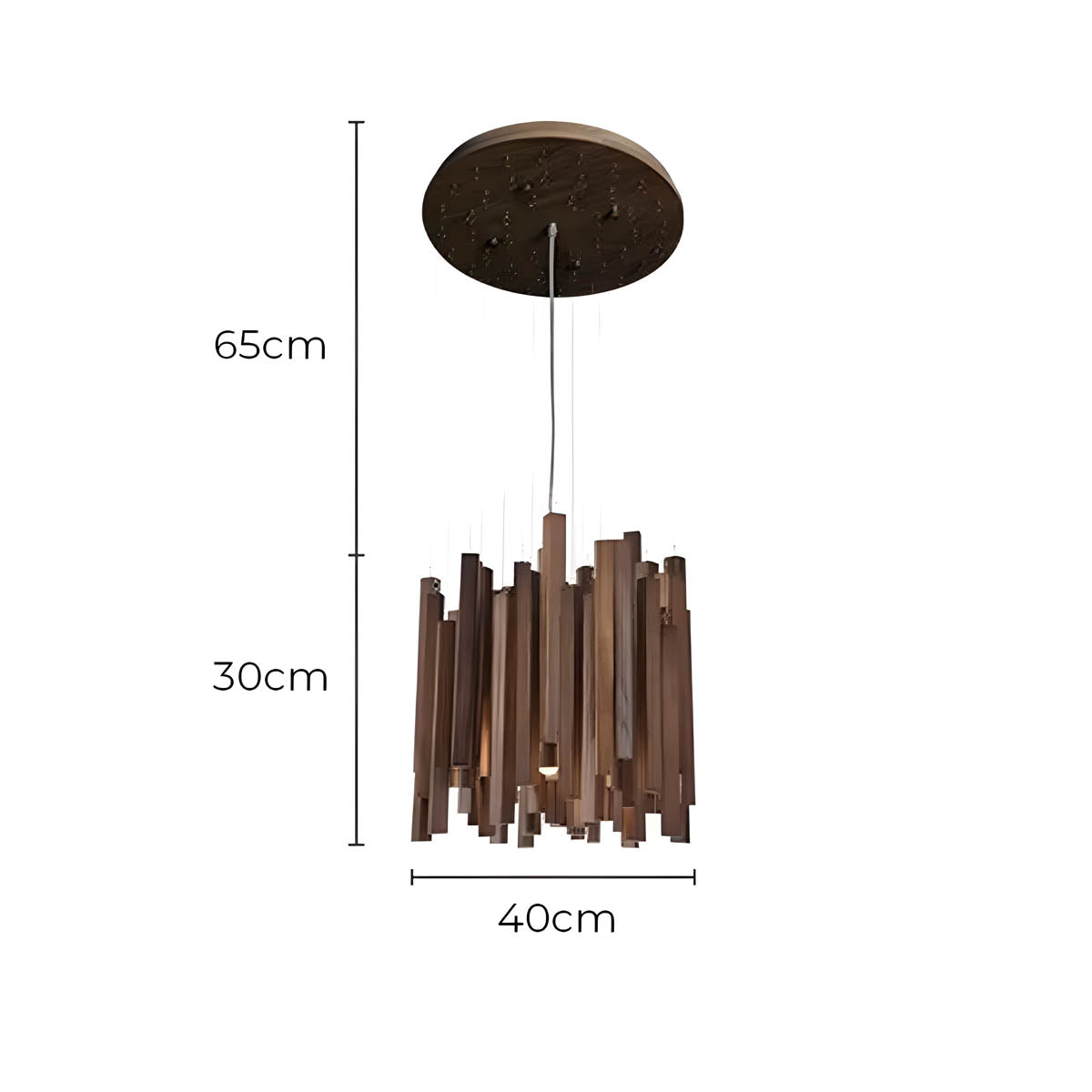 Mapledale Reach Wood Chandelier — gallery image 14