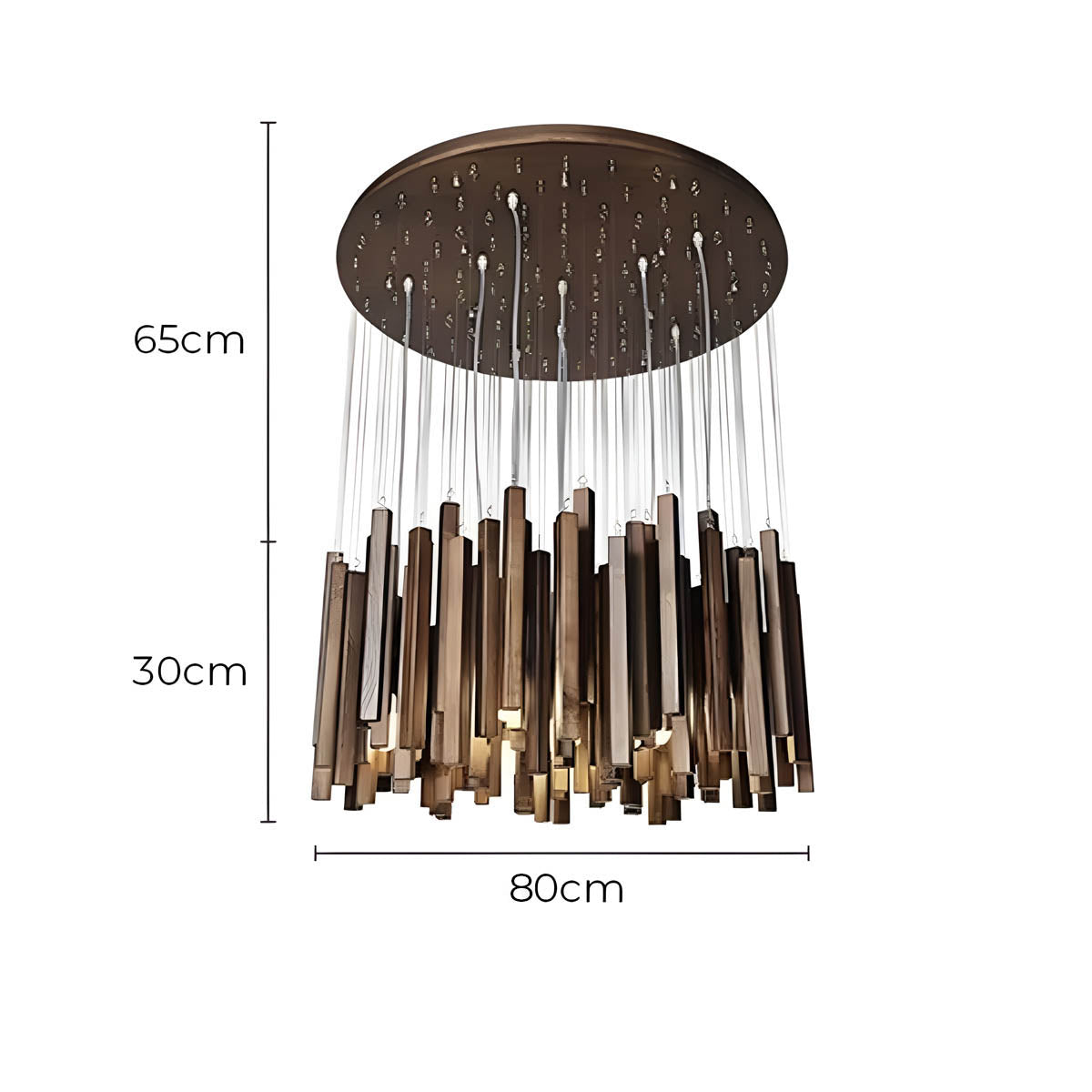 Mapledale Reach Wood Chandelier — gallery image 20