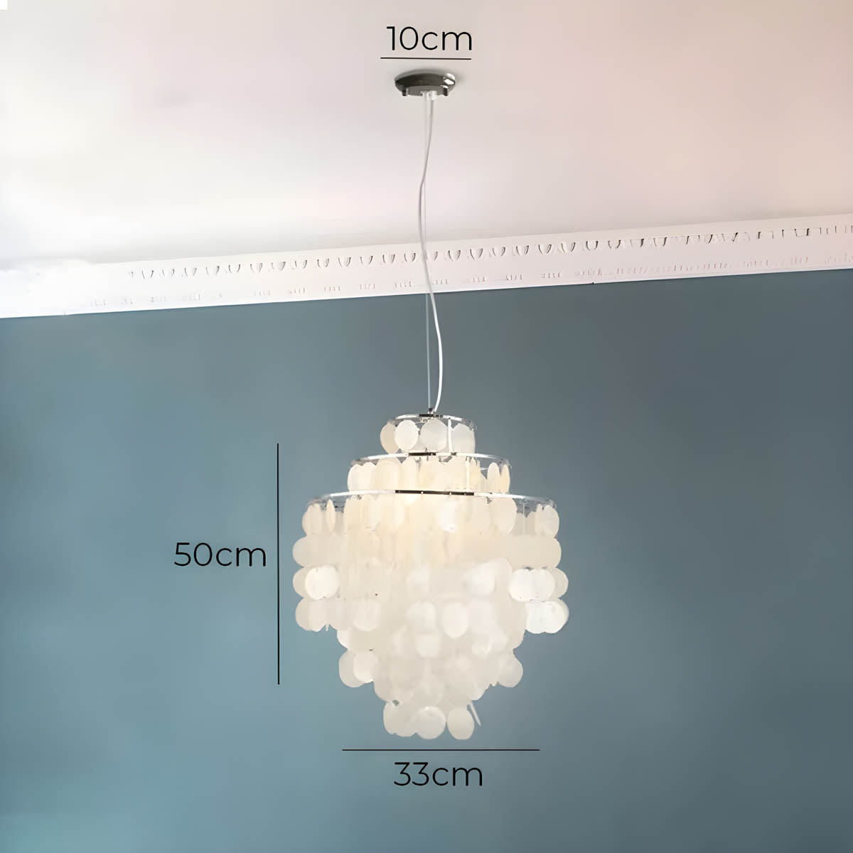 Pemberley Reach Metal Chandelier — gallery image 24