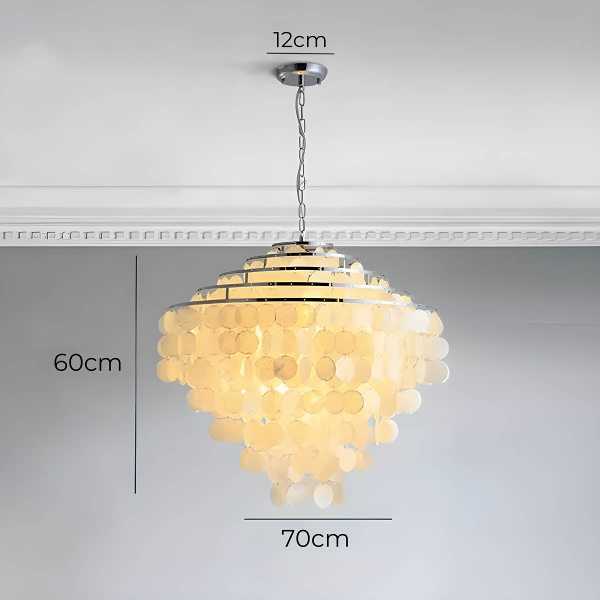 Pemberley Reach Metal Chandelier — gallery image 27