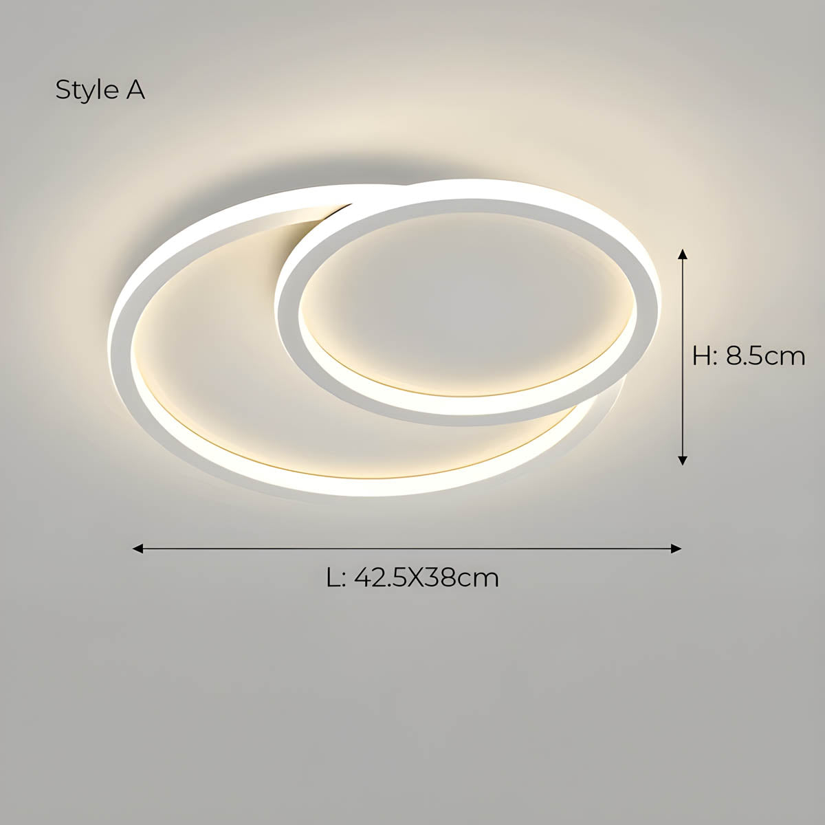 Silverwood Reach Aluminum Ceiling Light — gallery image 15