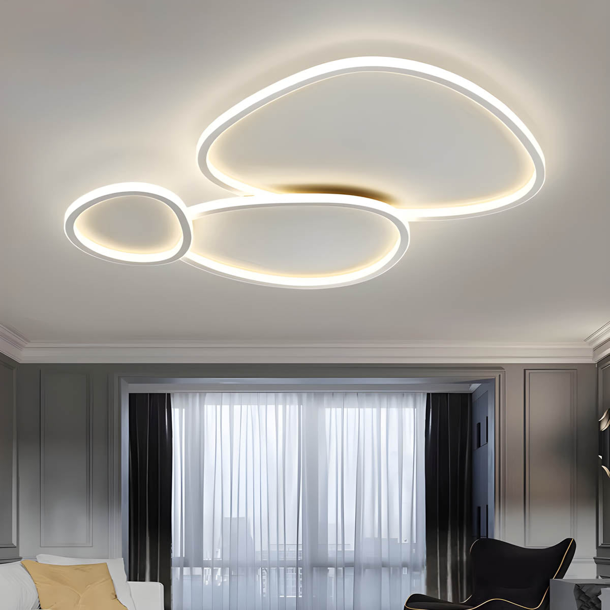 Silverwood Reach Aluminum Ceiling Light — gallery image 7