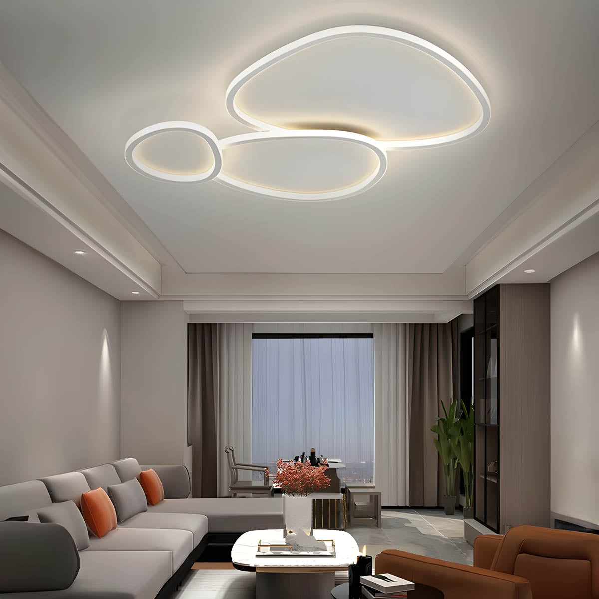 Silverwood Reach Aluminum Ceiling Light — gallery image 10